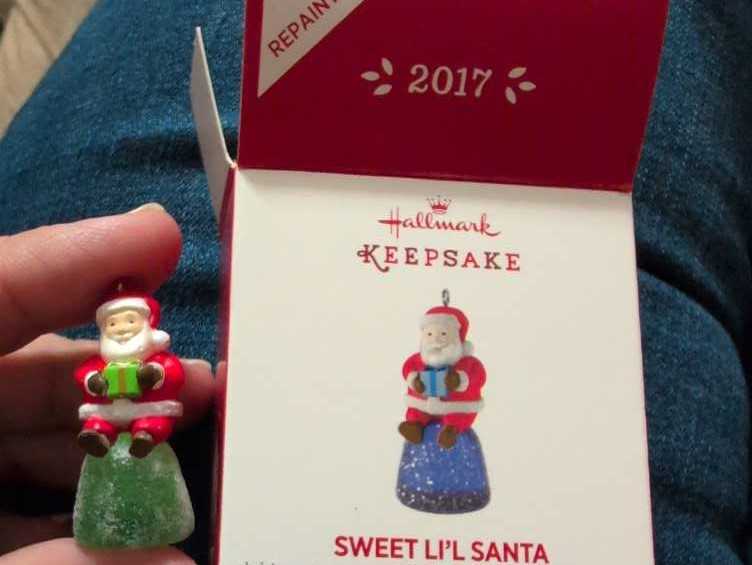 Sweet Li’l Santa - Mini Gum Drop ornament collectible - Main Image 4
