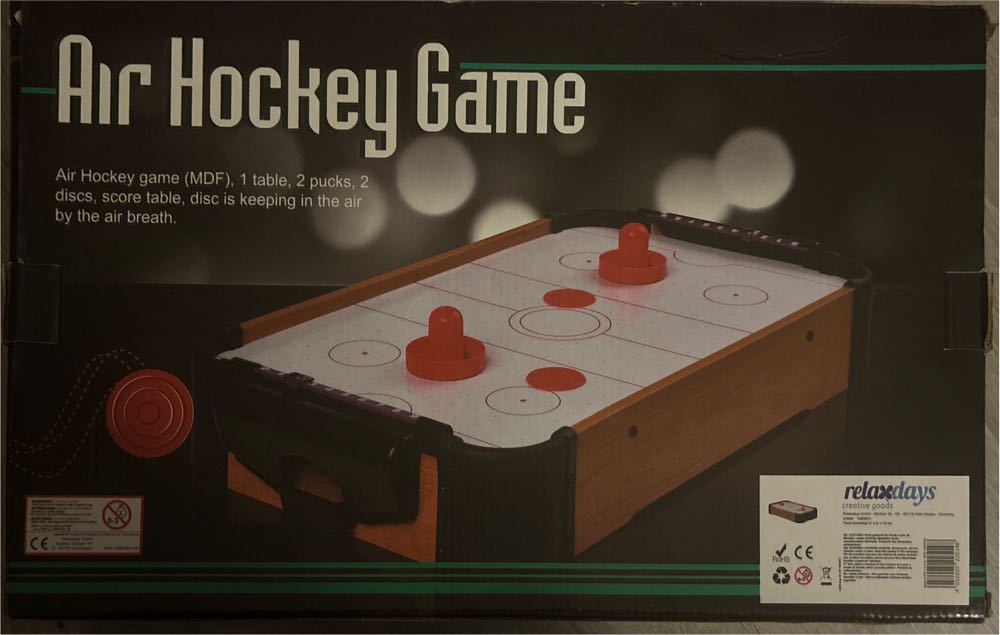 Hockey Air Hockey Relaxdays Airhockey X  ornament collectible [Barcode 4052025225148] - Main Image 2