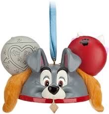 Lady And The Tramp Mickey Mouse Ear Hat Ornament - Disney Lady And The Tramp (Disney) ornament collectible - Main Image 2