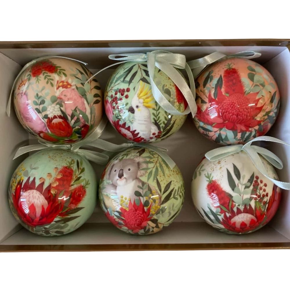 Mystical Merriment Christmas Baubles - Pink
