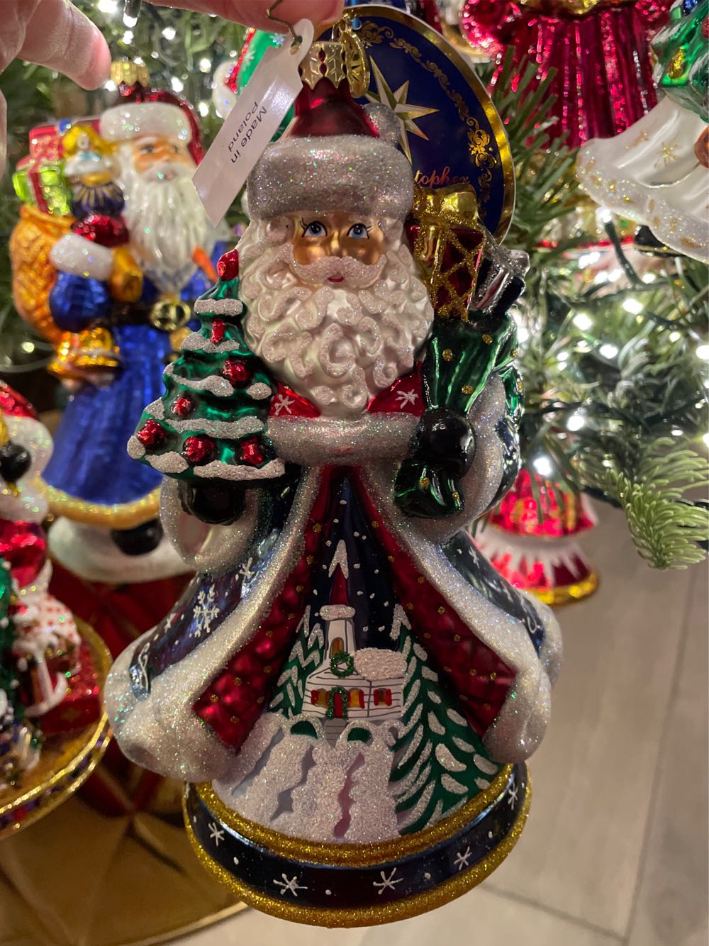 Snowy Miniature Tree Skirt