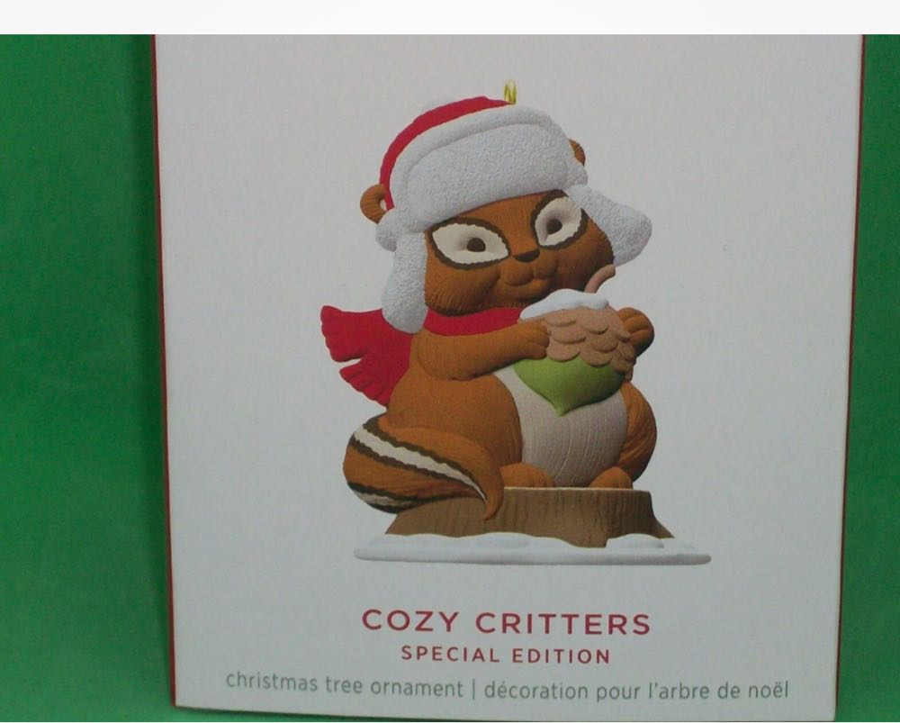 Cozy Critters Limited   (Racoon Cozy Critters) ornament collectible - Main Image 2