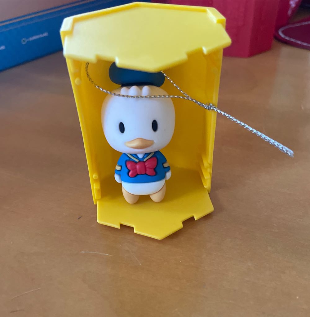 Green Striped Satin Ball Ornament, Mini (faded)