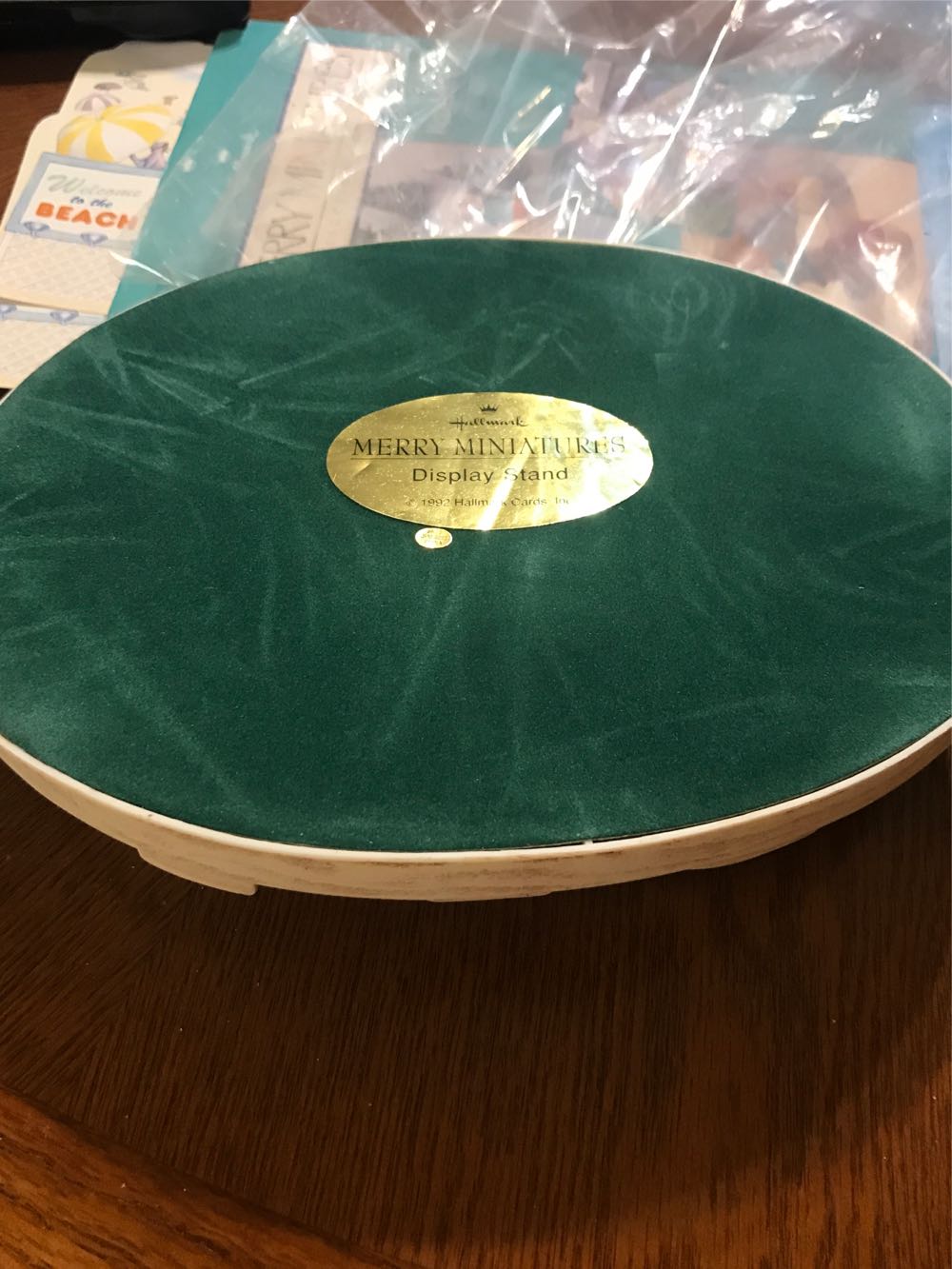 Merry Miniature Display Stand  ornament collectible - Main Image 2