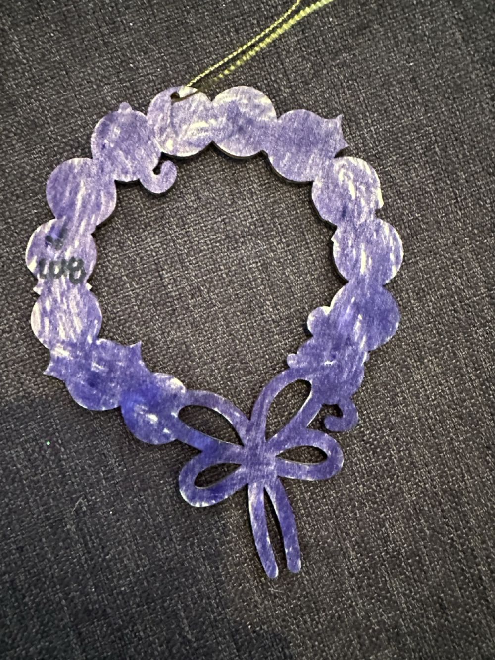 Victoria’s 2018 Wooden Wreath  ornament collectible - Main Image 2