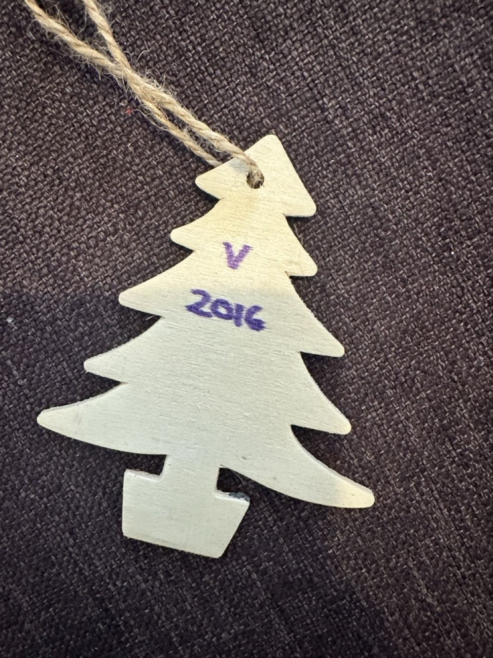 Victoria’s 2016 Wooden Tree Ornament  ornament collectible - Main Image 2