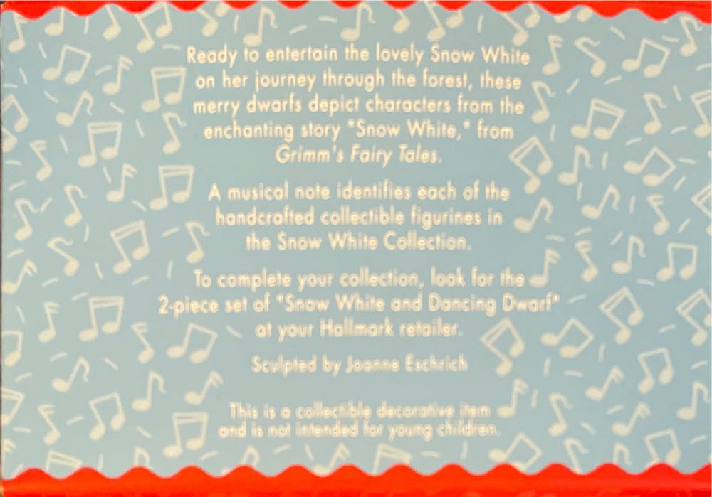 Six Merry Dwarfs  (Snow White Collection) ornament collectible [Barcode 015012425741] - Main Image 3