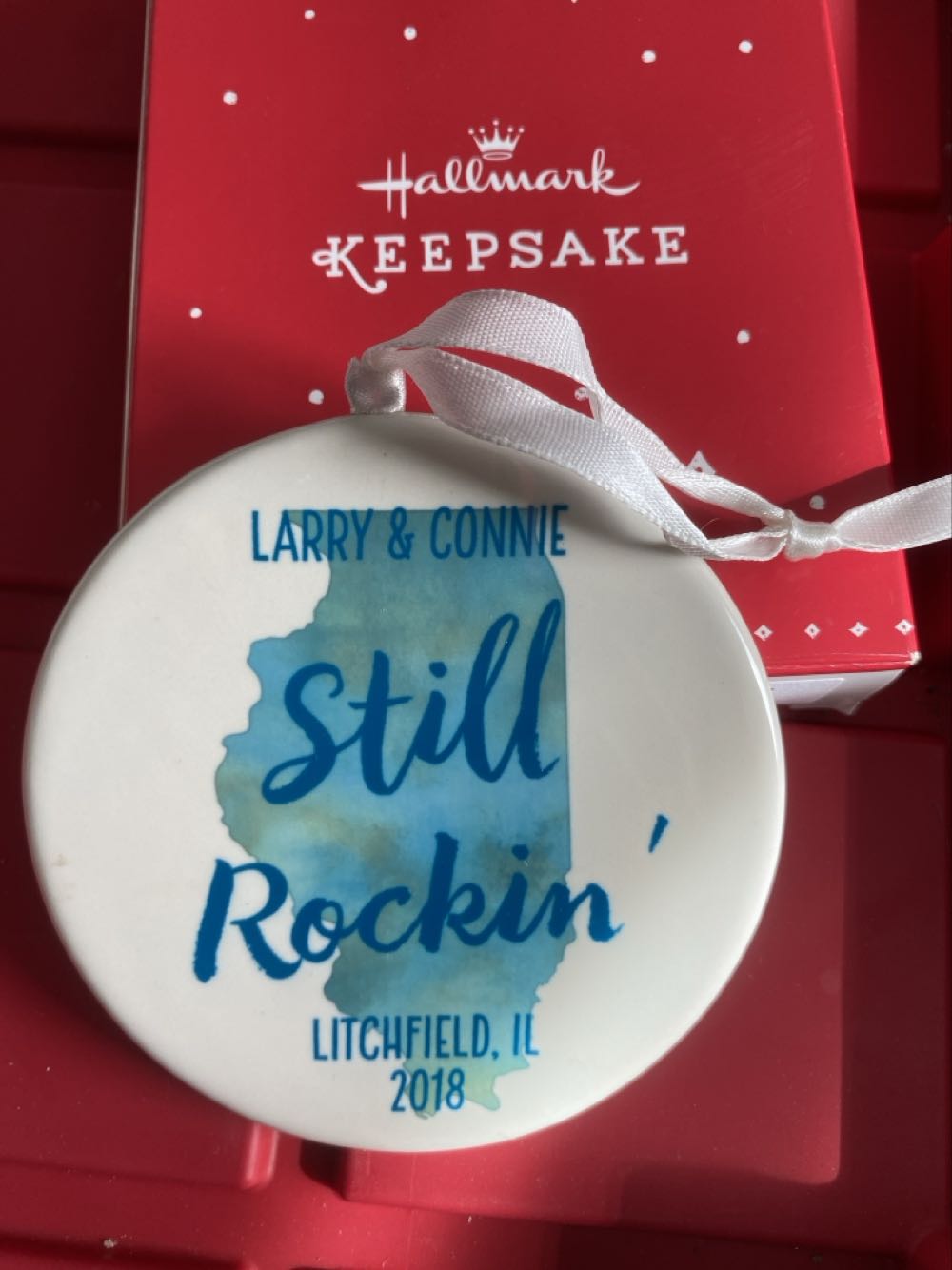 Snowflake Mayors Tree Ornament