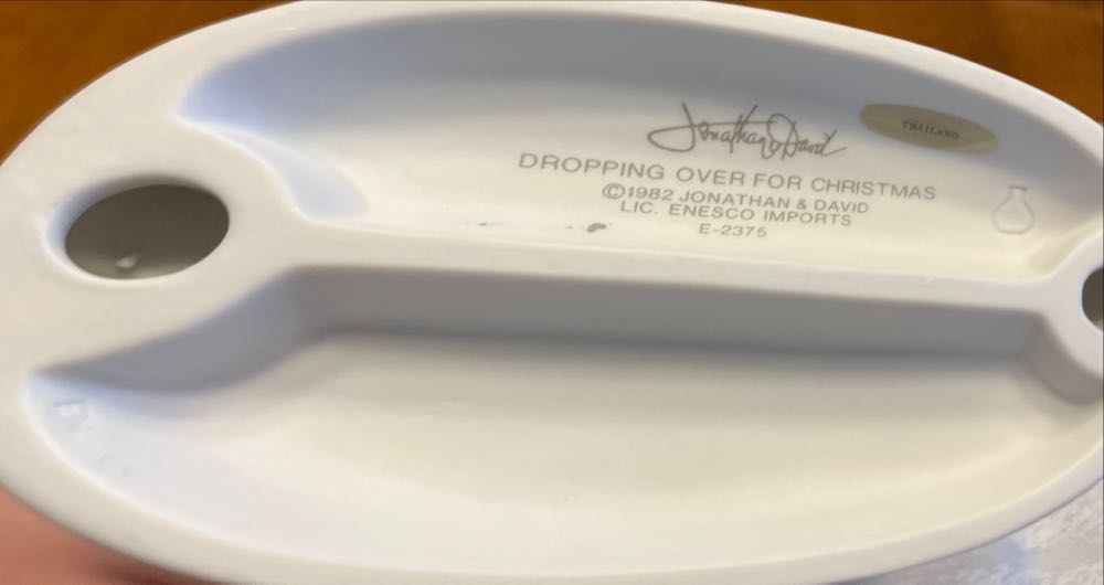 Dropping Over For Christmas  ornament collectible - Main Image 2