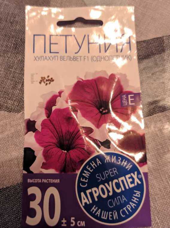 Петуния Хулухуп Вельвет F1  ornament collectible [Barcode 058100007122] - Main Image 2