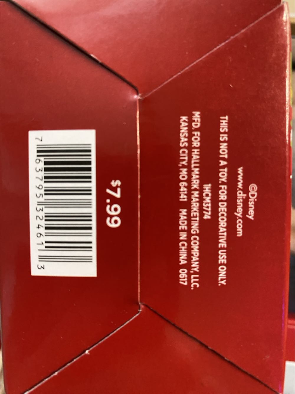 2017 Hallmark Disney Walmart  (Disney) ornament collectible - Main Image 2