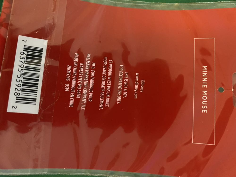 Walmart Mickey And Minnie  (Disney) ornament collectible - Main Image 3