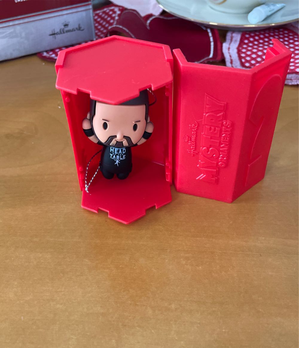 Christmas Tree In Window Polymer Clay  