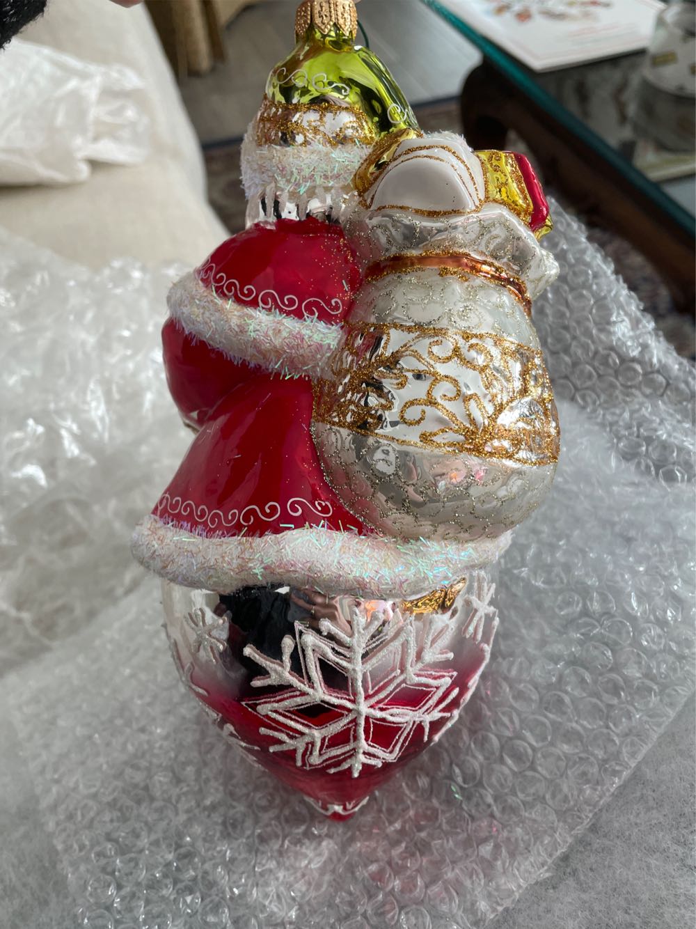 HY Papa Claus  ornament collectible - Main Image 2