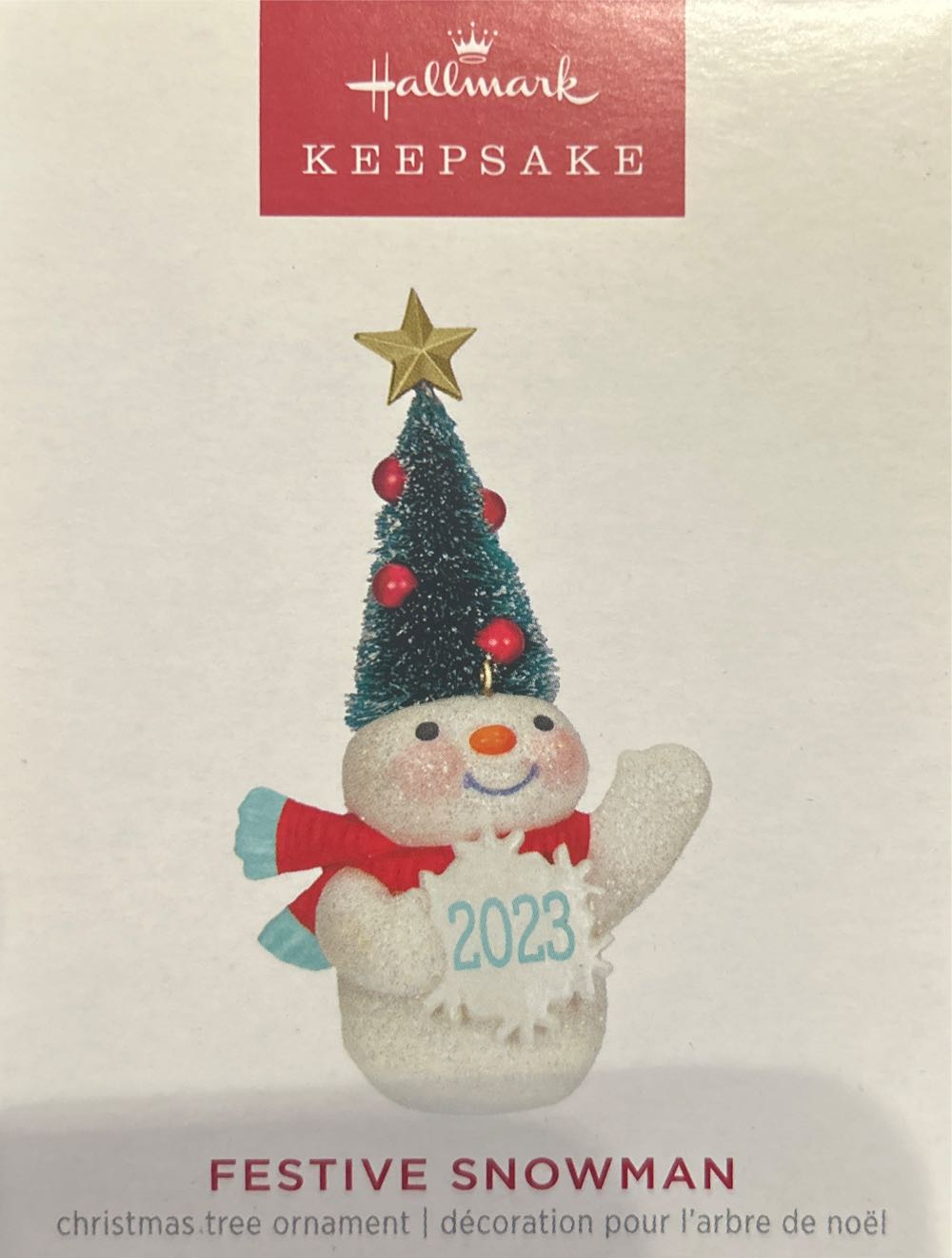 Festive Snowman - KOC Member Exclusive (Duplicate) ornament collectible [Barcode 400927117667] - Main Image 2