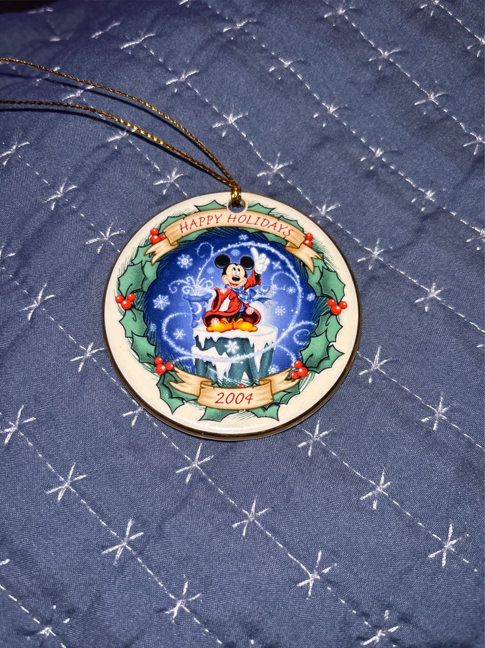 Disneyland 50th Logo Ceramic Disc