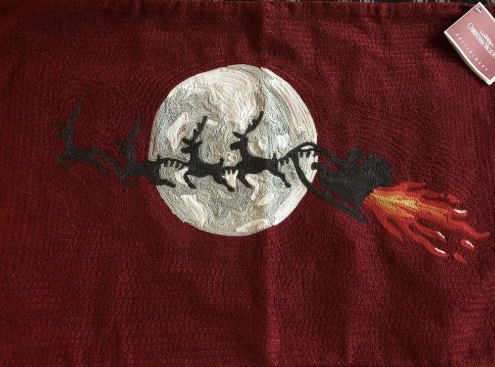 Christmas Vacation Pillow - Christmas (Pottery Barn) ornament collectible - Main Image 2