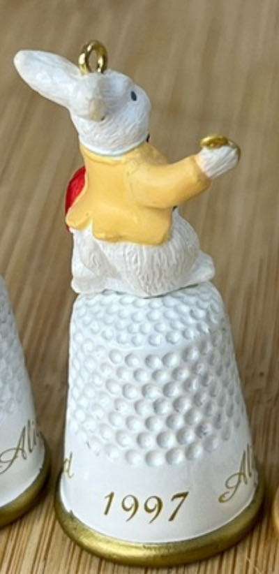 Alice In Wonderland - 1997 - #3 - The White Rabbit - Alice In Wonderland (Collectible Series) ornament collectible - Main Image 2