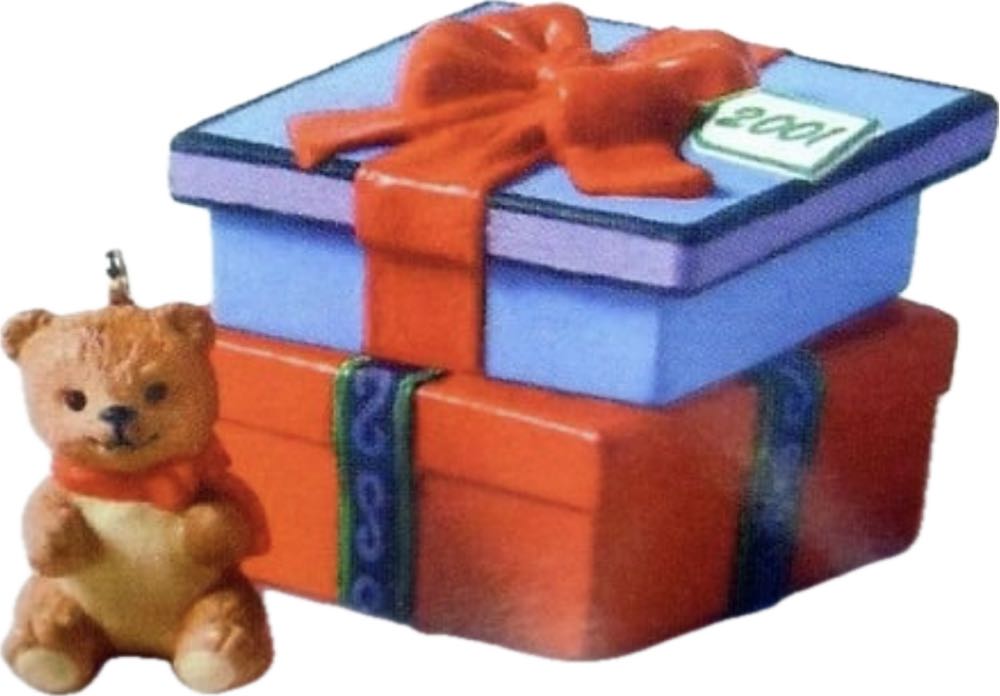 Shiny Brite - Round - Unsilvered - Mica - White, Red, Yellow