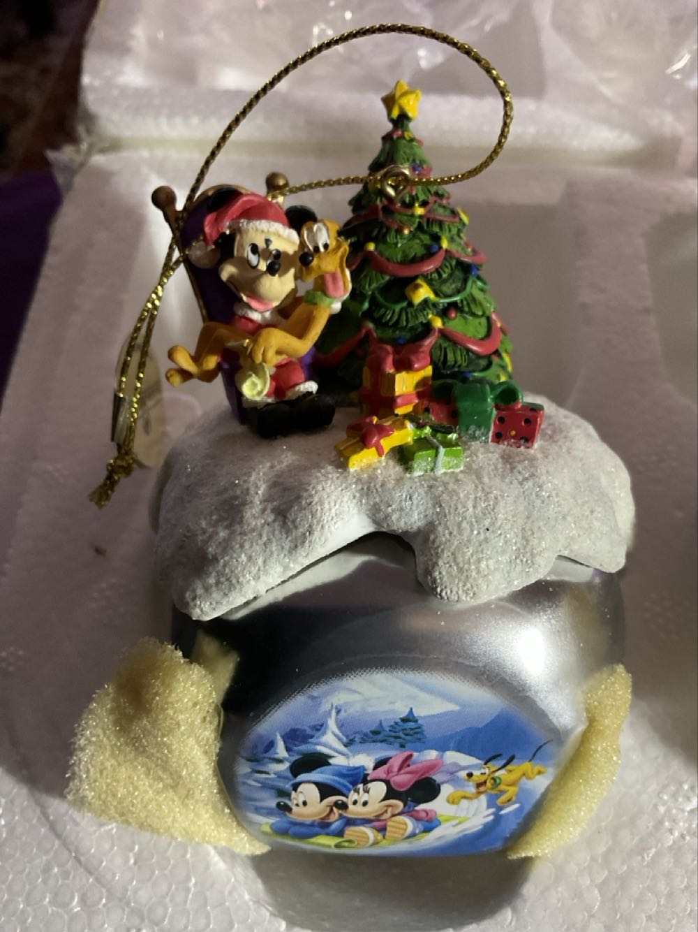 Mickey Mouse Sleigh Bells Ornament Set #5 - Disney Mickey Mouse ornament collectible - Main Image 2