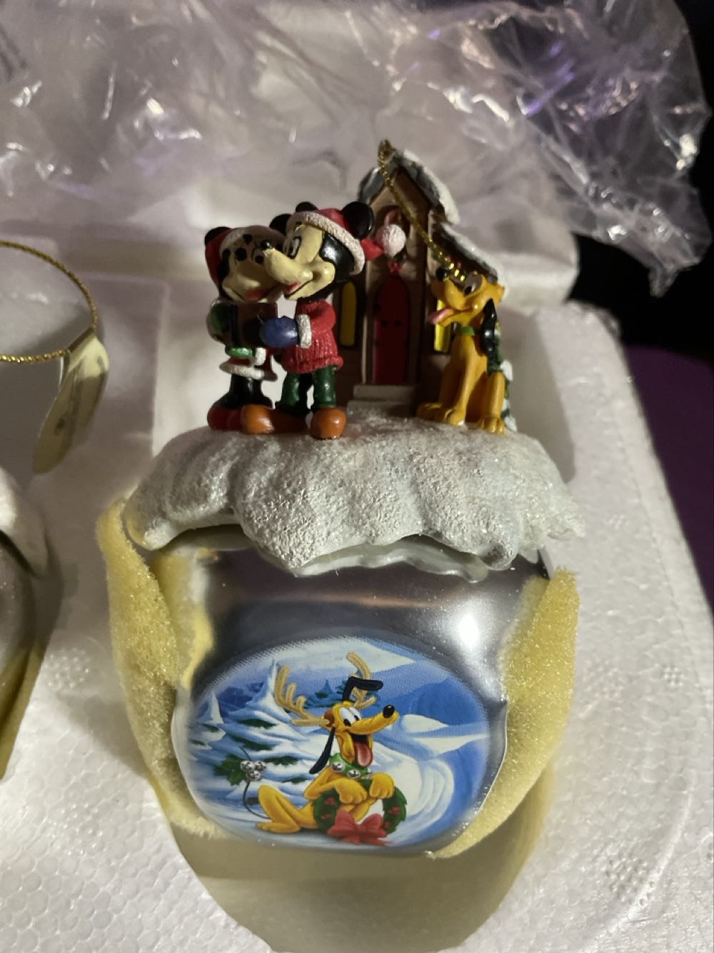 Mickey Mouse Sleigh Bells Ornament Set #5 - Disney Mickey Mouse ornament collectible - Main Image 4