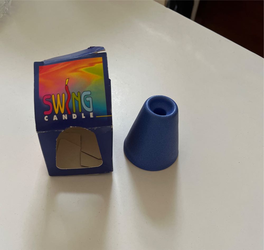 Swing Candle Holder, Kornblau - Hofer  (Kerze) ornament collectible [Barcode 9001987065038] - Main Image 2