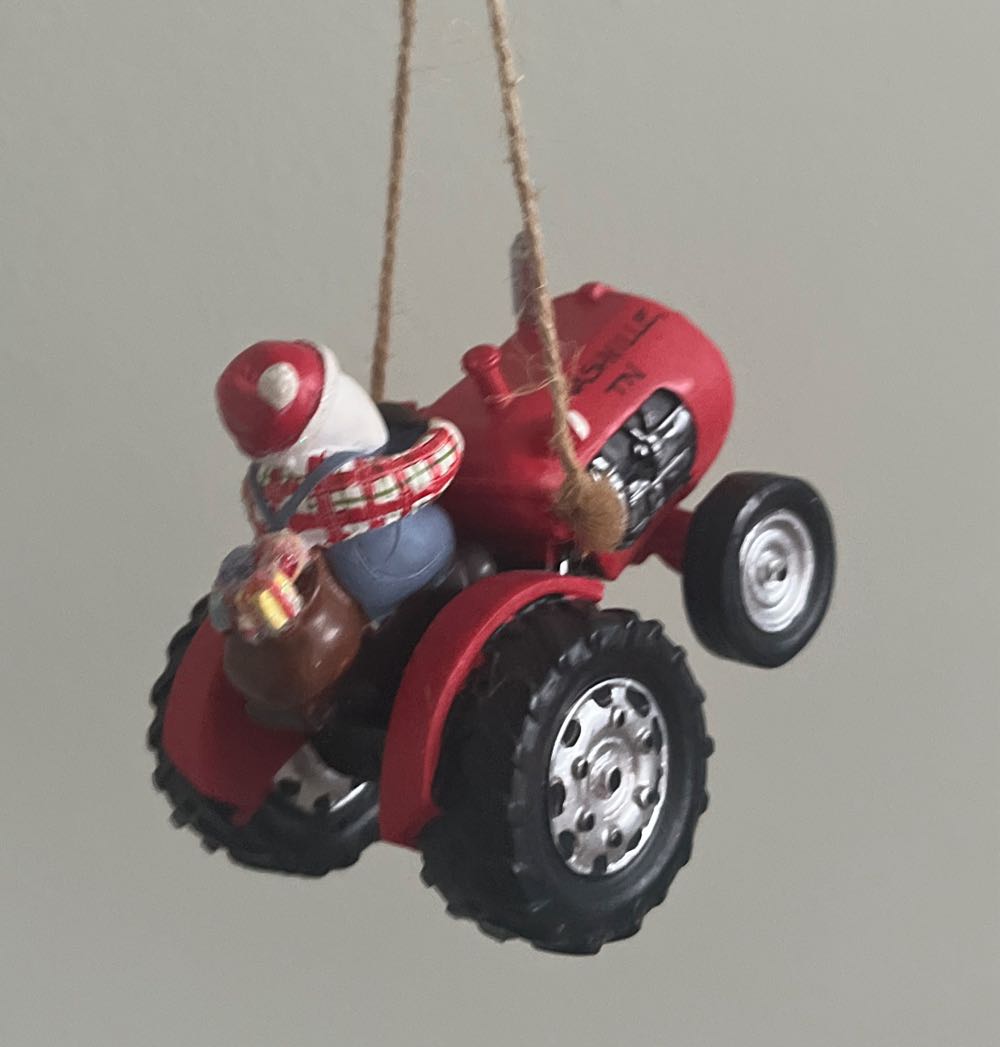 Santa On A Tractor: Nashville, TN  ornament collectible - Main Image 2
