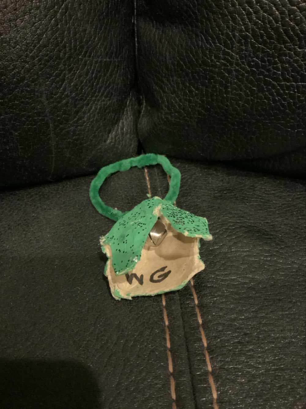 Egg Carton Bell - Handmade (Family) ornament collectible - Main Image 2