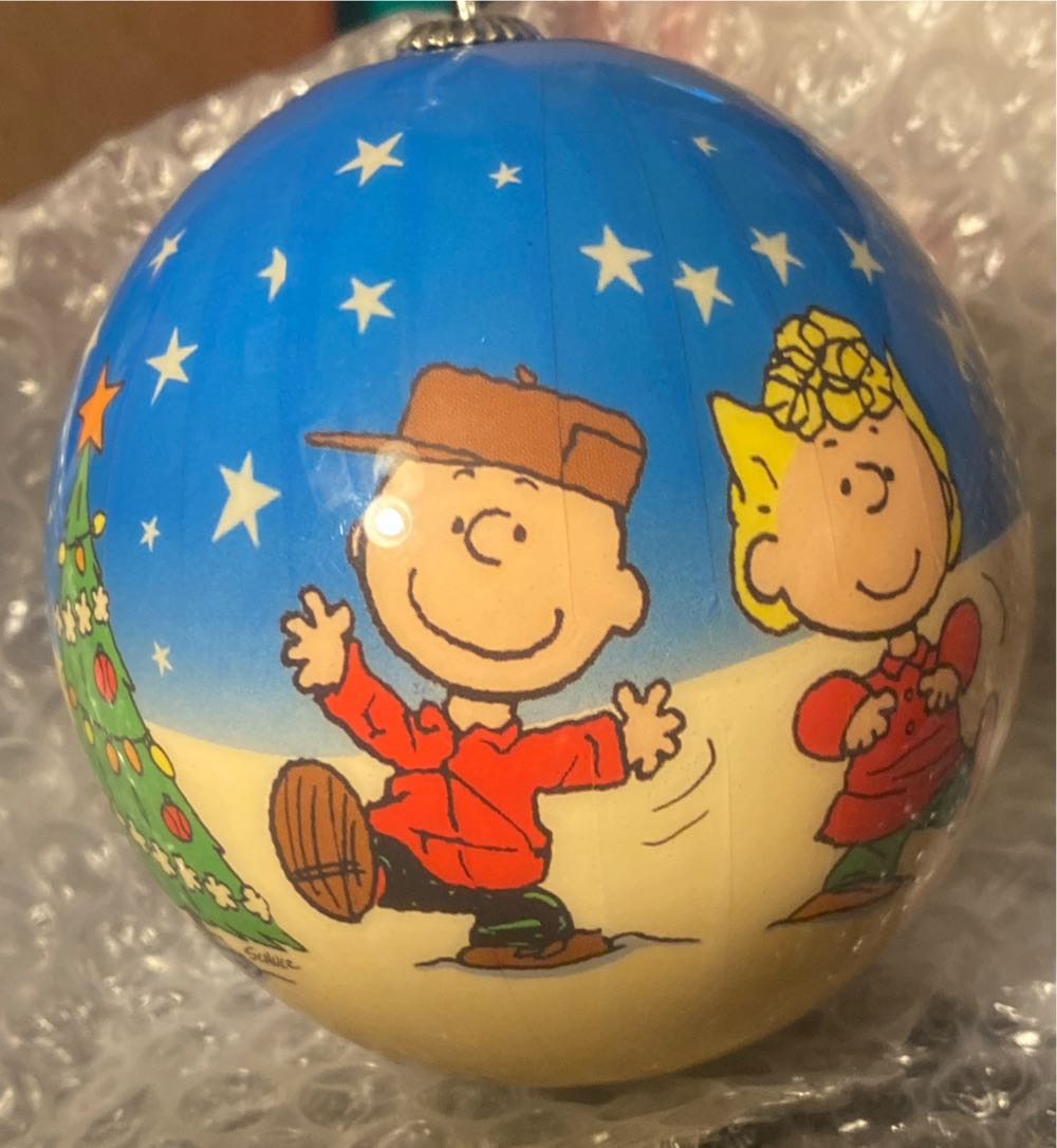 Peanuts 40th Anniversary A Charlie Brown Christmas Ball Ornament - Peanuts Gang (Peanuts) ornament collectible - Main Image 2