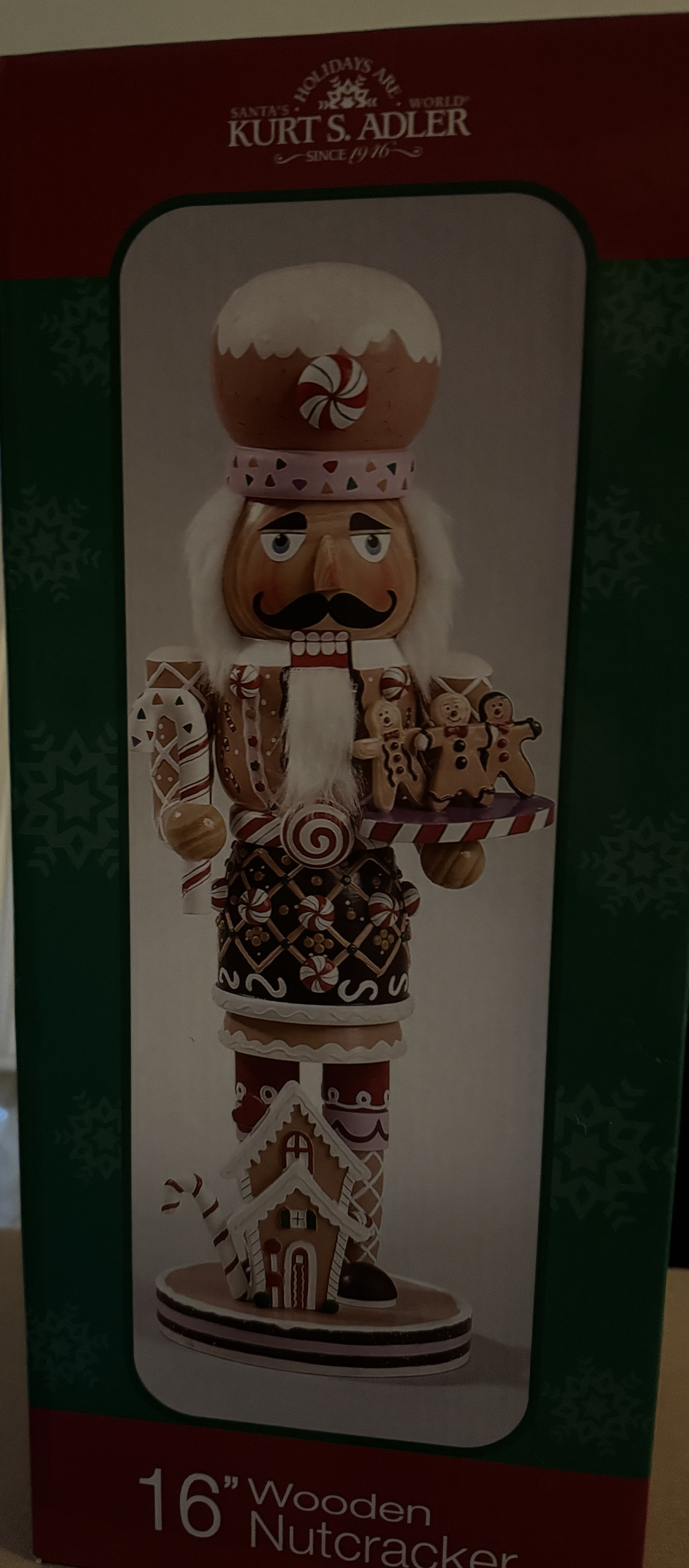 Nutcracker Gingerbread Man/House  ornament collectible - Main Image 2