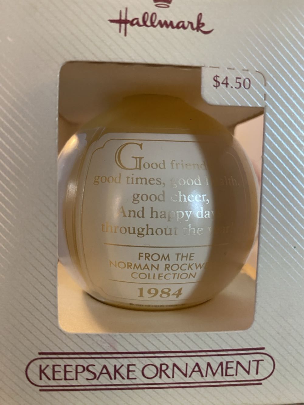 Norman Rockwell 1984 - Norman Rockwell ornament collectible - Main Image 4