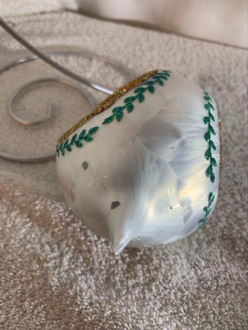 Ice Pine Reflection, White - Fantasia (Christmas Tree Ornament) ornament collectible - Main Image 4