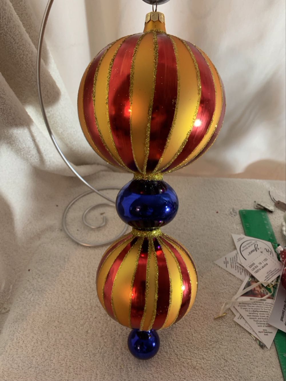 Princess Belle Glitter Rose Skirt Sketchbook Ornament