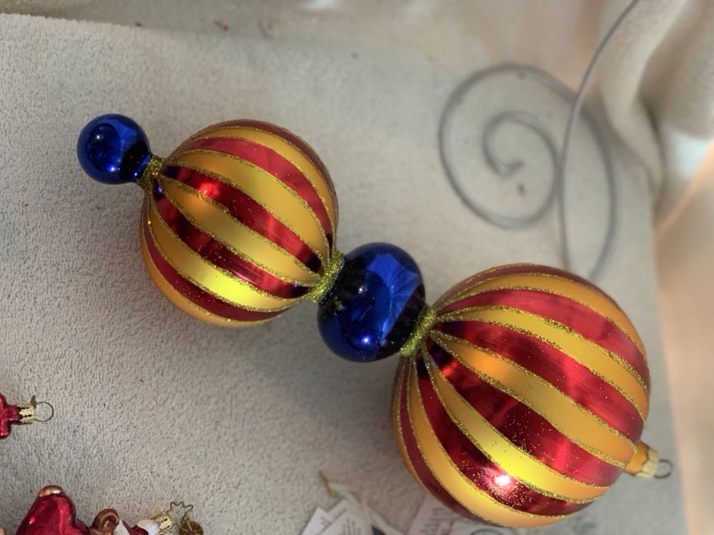 Crimson Stripes Delux  (Circus) ornament collectible - Main Image 2