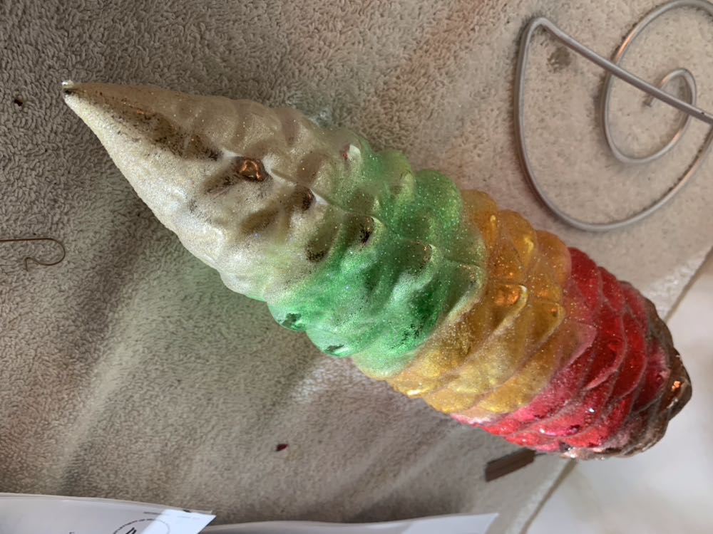 Kaleidescope Cone  (Christmas Tree Ornament) ornament collectible - Main Image 2