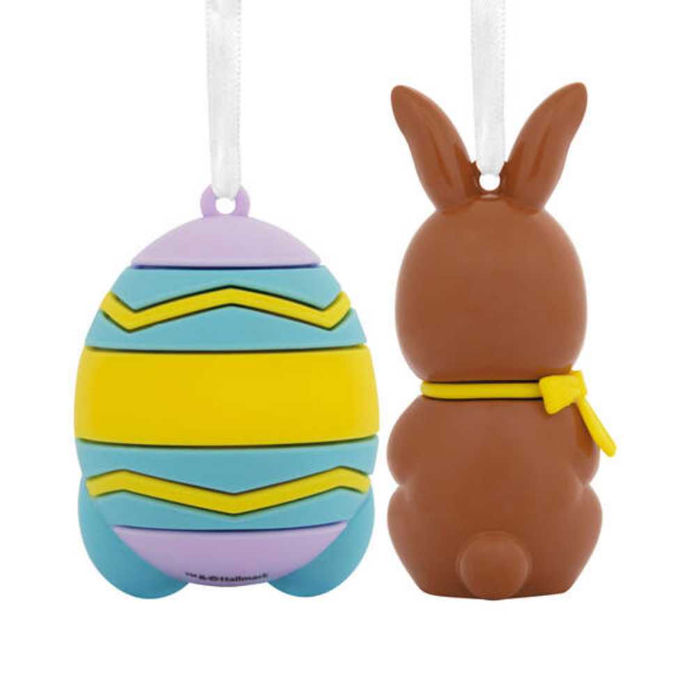 Easter Collection Better Together Chocolate Bunny & Easter Egg - Better Together (Easter) ornament collectible [Barcode 661127037593] - Main Image 2