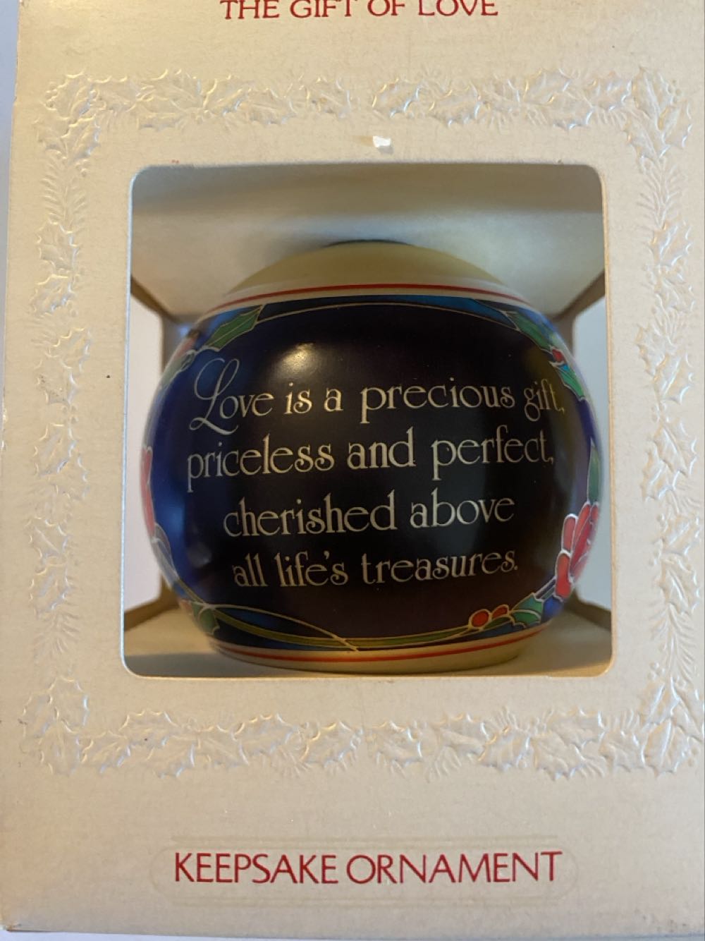 The Gift Of Love  ornament collectible - Main Image 2