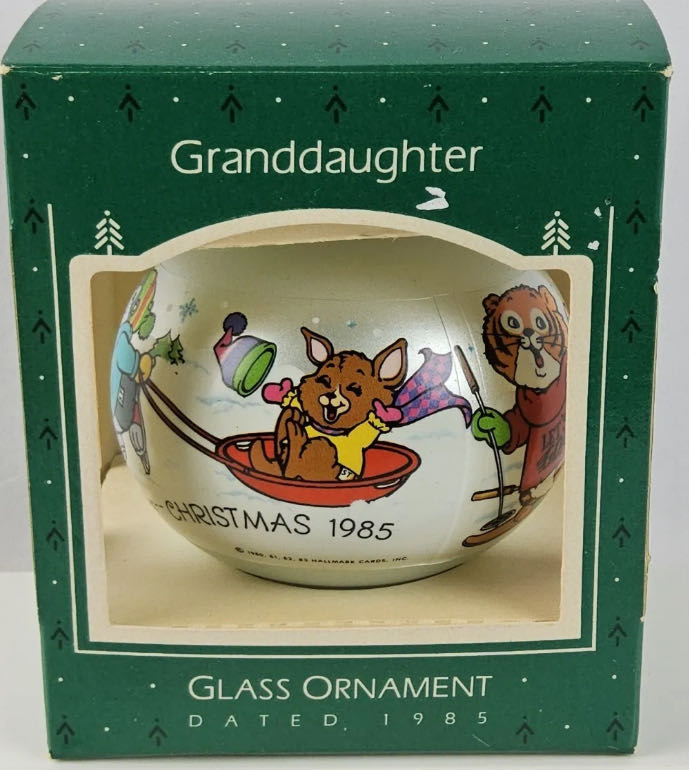 Snowman Ornament With Blue Hat