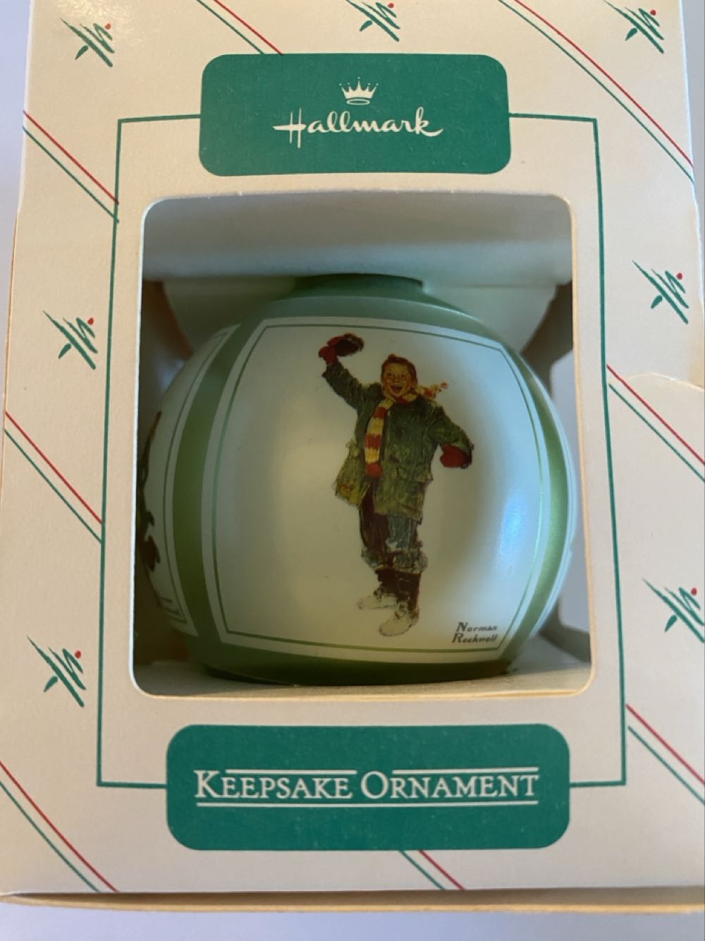 Norman Rockwell Christmas Scene - Norman Rockwell Christmas Scenes (Norman Rockwell Series) ornament collectible - Main Image 2