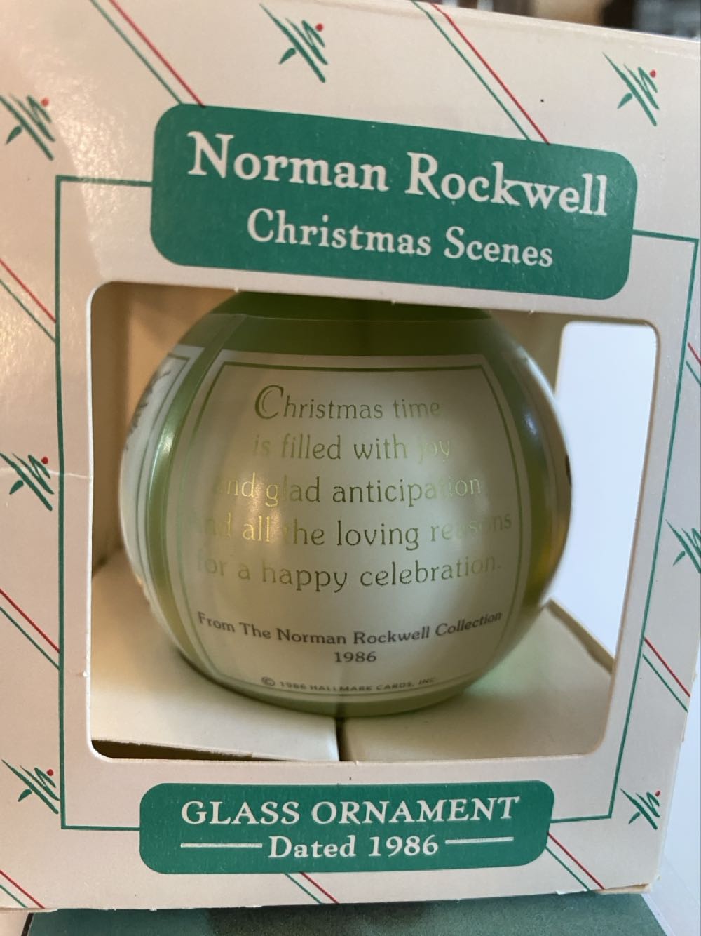 Norman Rockwell Christmas Scene - Norman Rockwell Christmas Scenes (Norman Rockwell Series) ornament collectible - Main Image 3