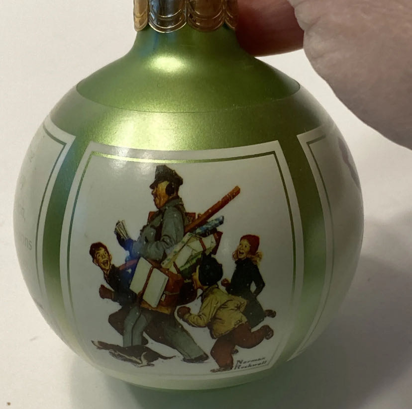 Norman Rockwell Christmas Scene - Norman Rockwell Christmas Scenes (Norman Rockwell Series) ornament collectible - Main Image 4