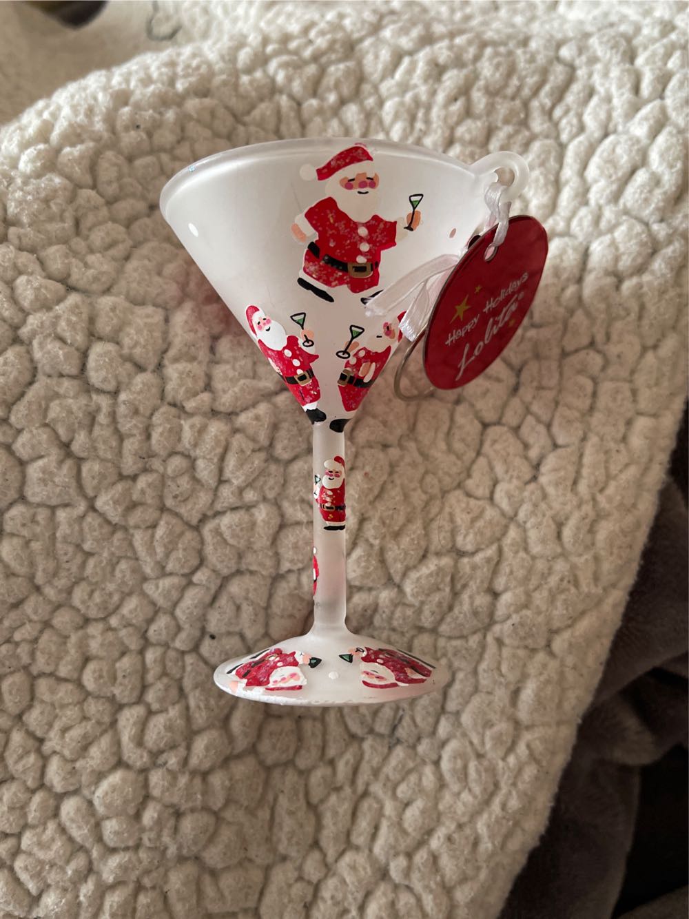 Lolita Christmas Ornament Santas Party Martini  ornament collectible [Barcode 704519693516] - Main Image 2