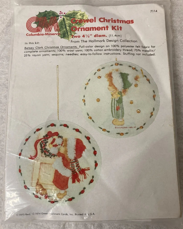 Betsey Clark Felt Ornament Kit - Betsey Clark Home For Christmas (Family Tree) ornament collectible - Main Image 4