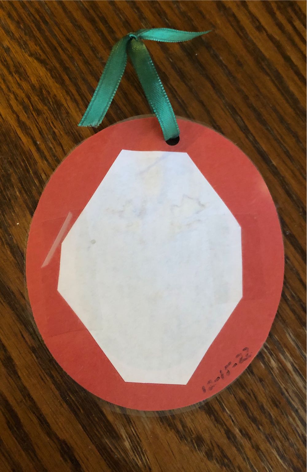 Handmade Rudolph Reindeer Photo Ornament 2022  (Handmade By Eli) ornament collectible - Main Image 2