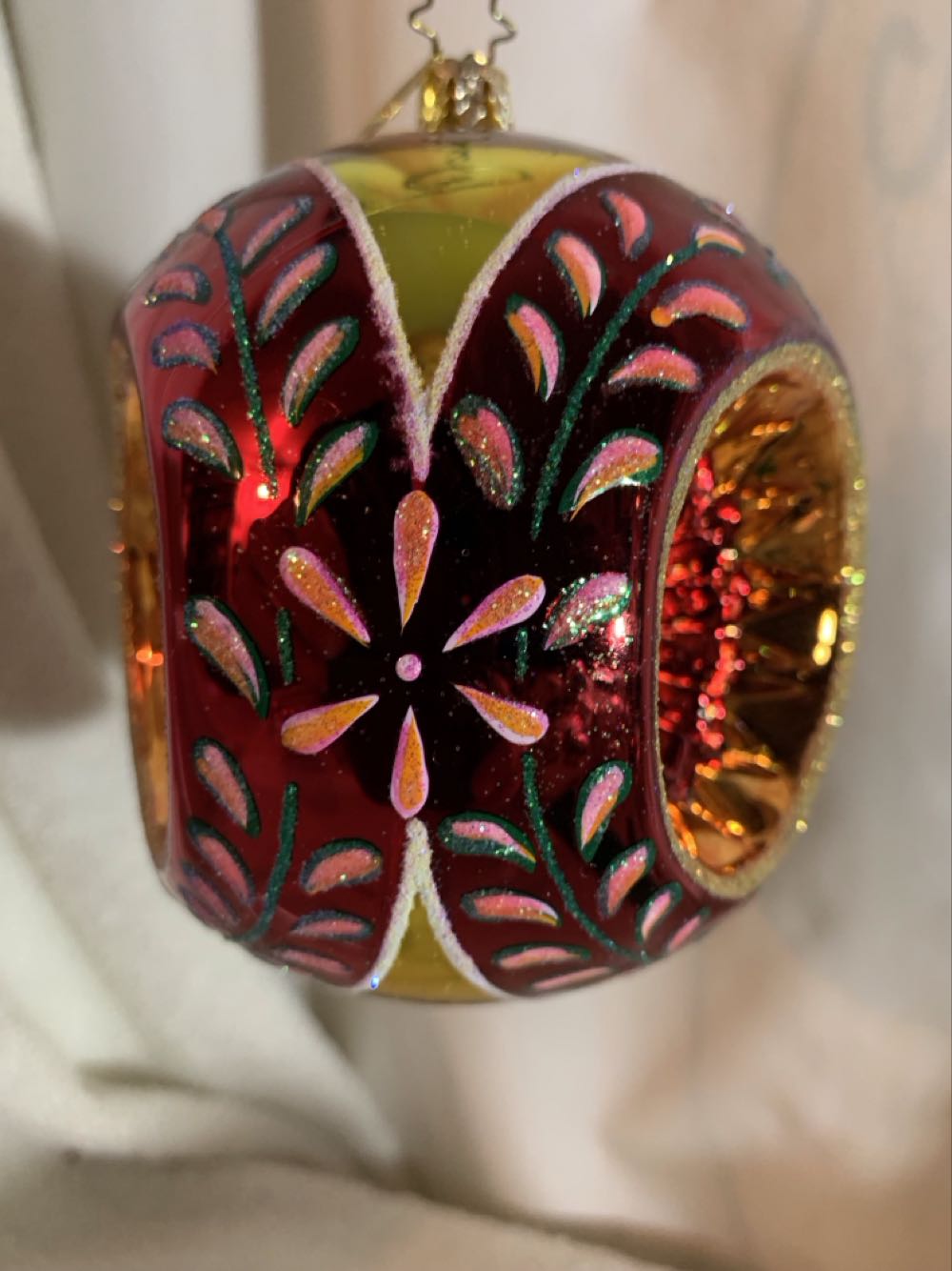 Stardust Memories, Red & Gold - Fantasia (Christmas Tree Ornament) ornament collectible - Main Image 2
