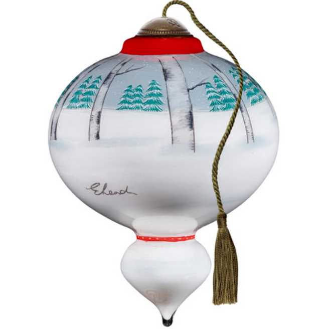 Ne’Qwa Art Through The Woods Santa’s Sleigh & Reindeer)   - Ne’ Qwa Art (Santa) ornament collectible [Barcode 842181131469] - Main Image 3