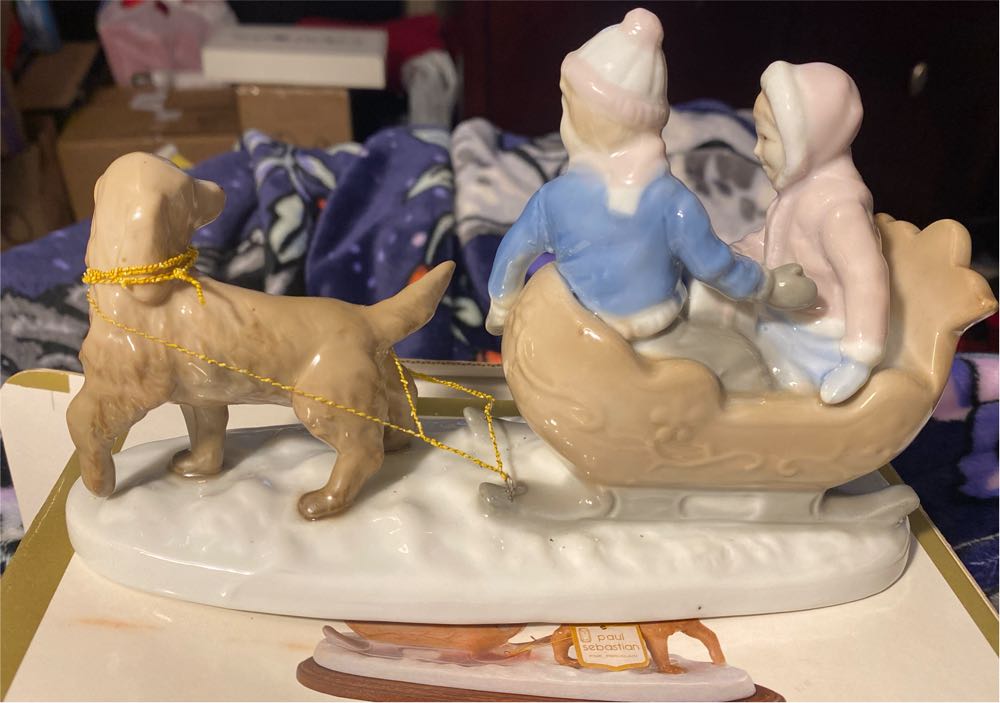The Paul Sebastian Collection Fine Porcelain Sleigh Ride - Sleigh Ride (Paul Sebastian) ornament collectible - Main Image 3