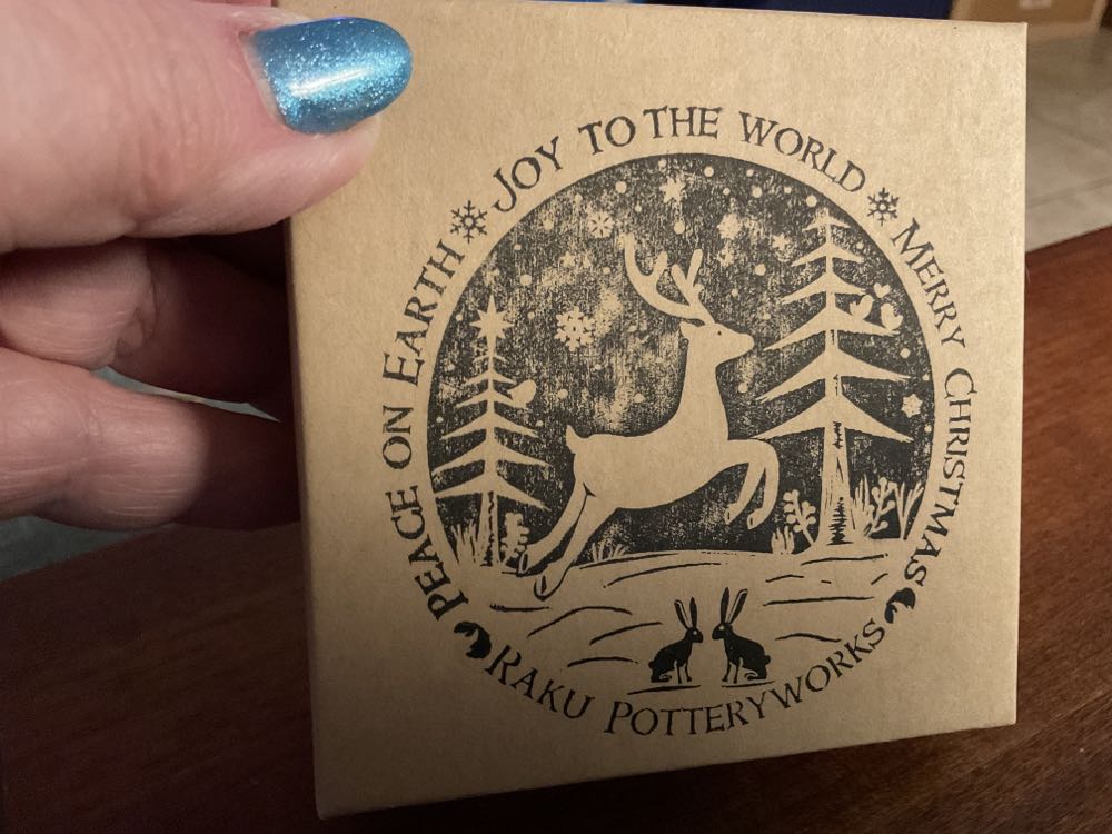 Raku Bird  ornament collectible - Main Image 2