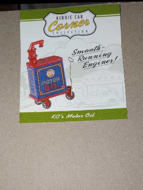 KC’s Motor Oil Cart - Kiddie Car Corner - Kiddie Car Corner Collection (Kiddie Car Corner) ornament collectible [Barcode 015012439922] - Main Image 2
