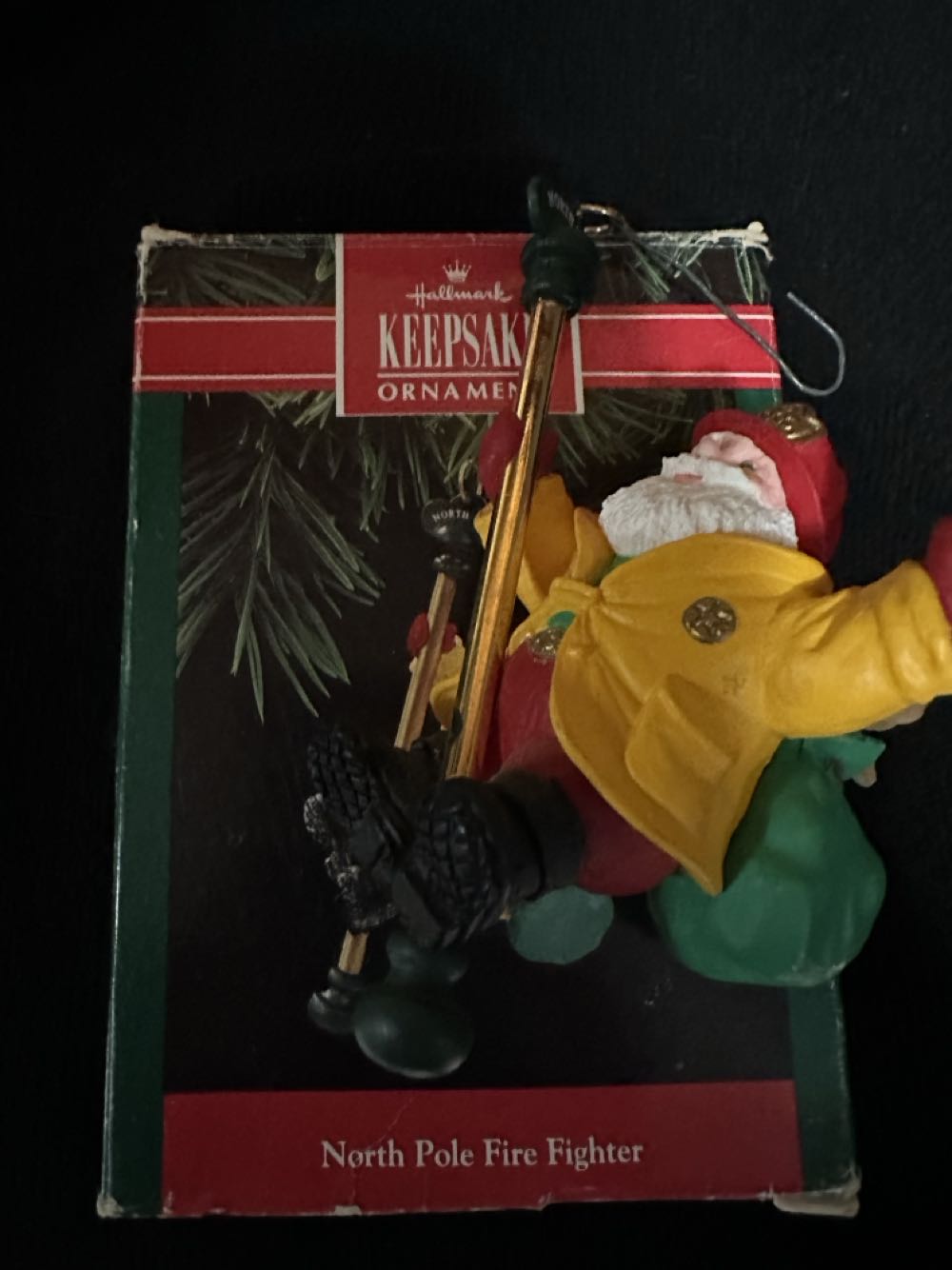 North Pole Firefighter  (Santa / Fire Fighter) ornament collectible - Main Image 3